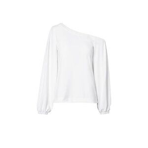 Off-the-shoulder White Top from Banana Republic (High Quality)